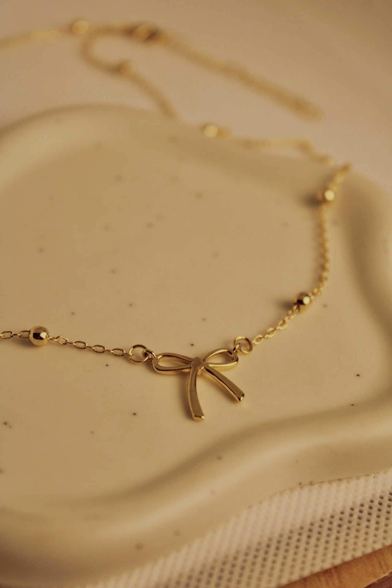 Reese Coquette Bow Necklace