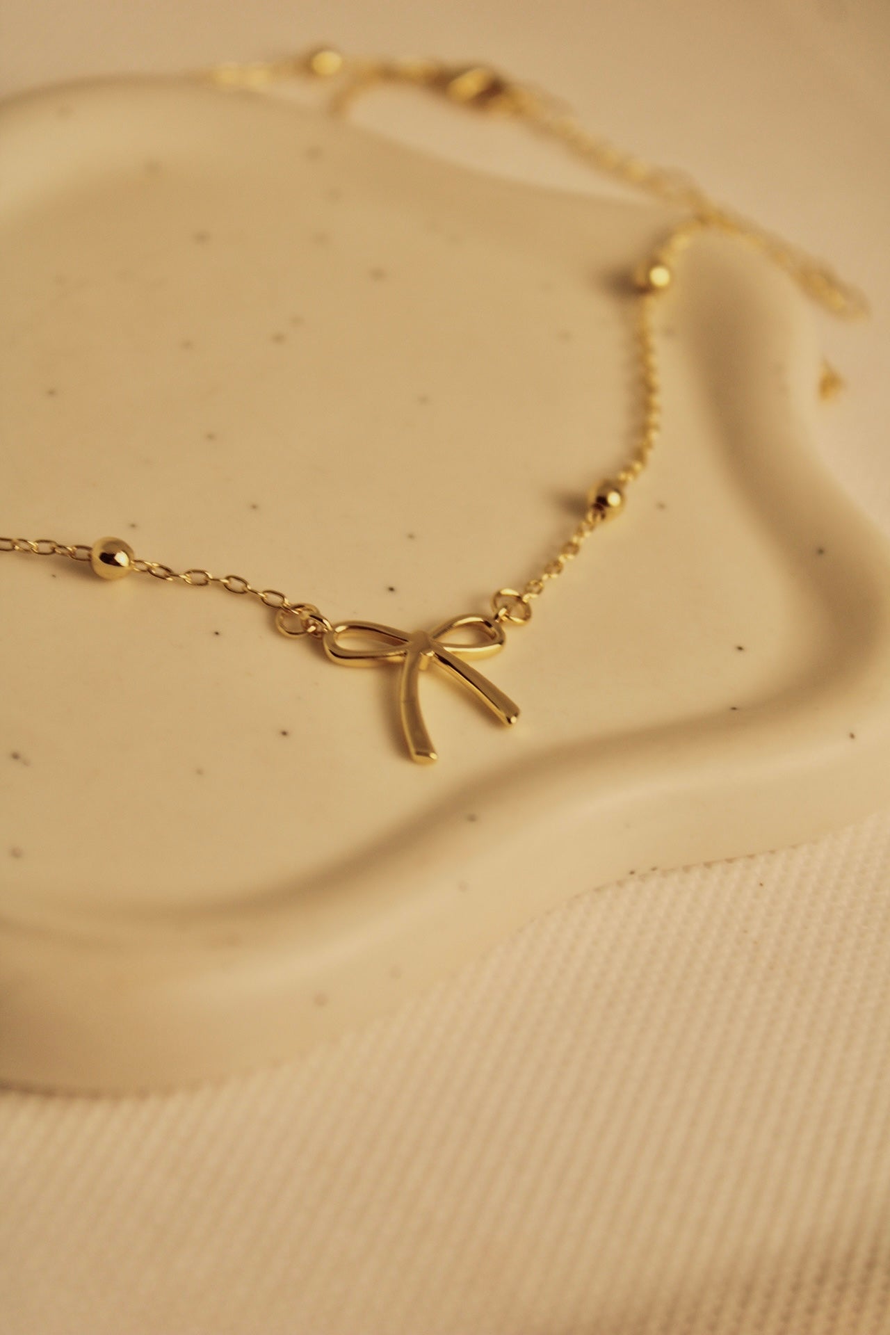 Reese Coquette Bow Necklace