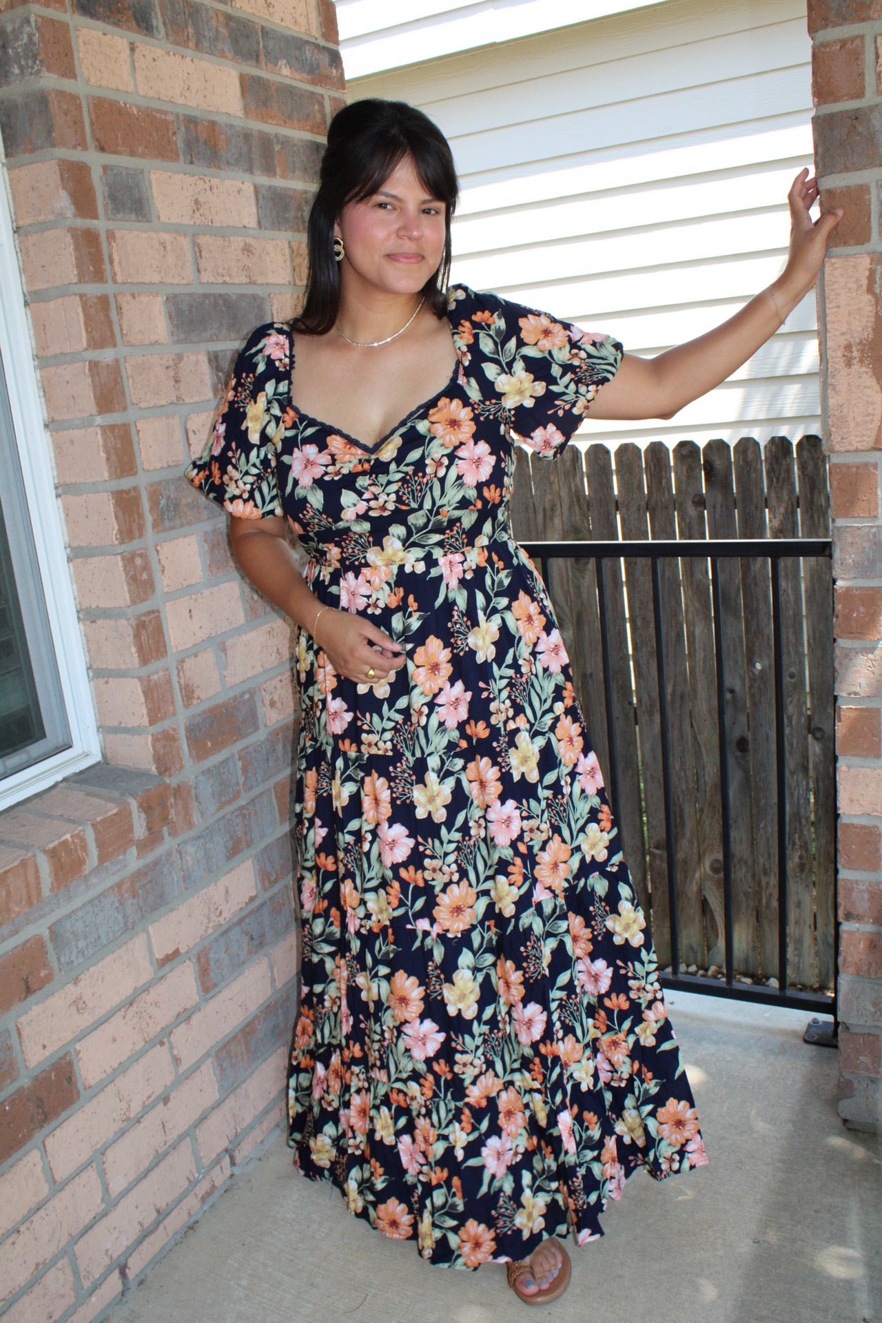 Daisy Floral Maxi Dress