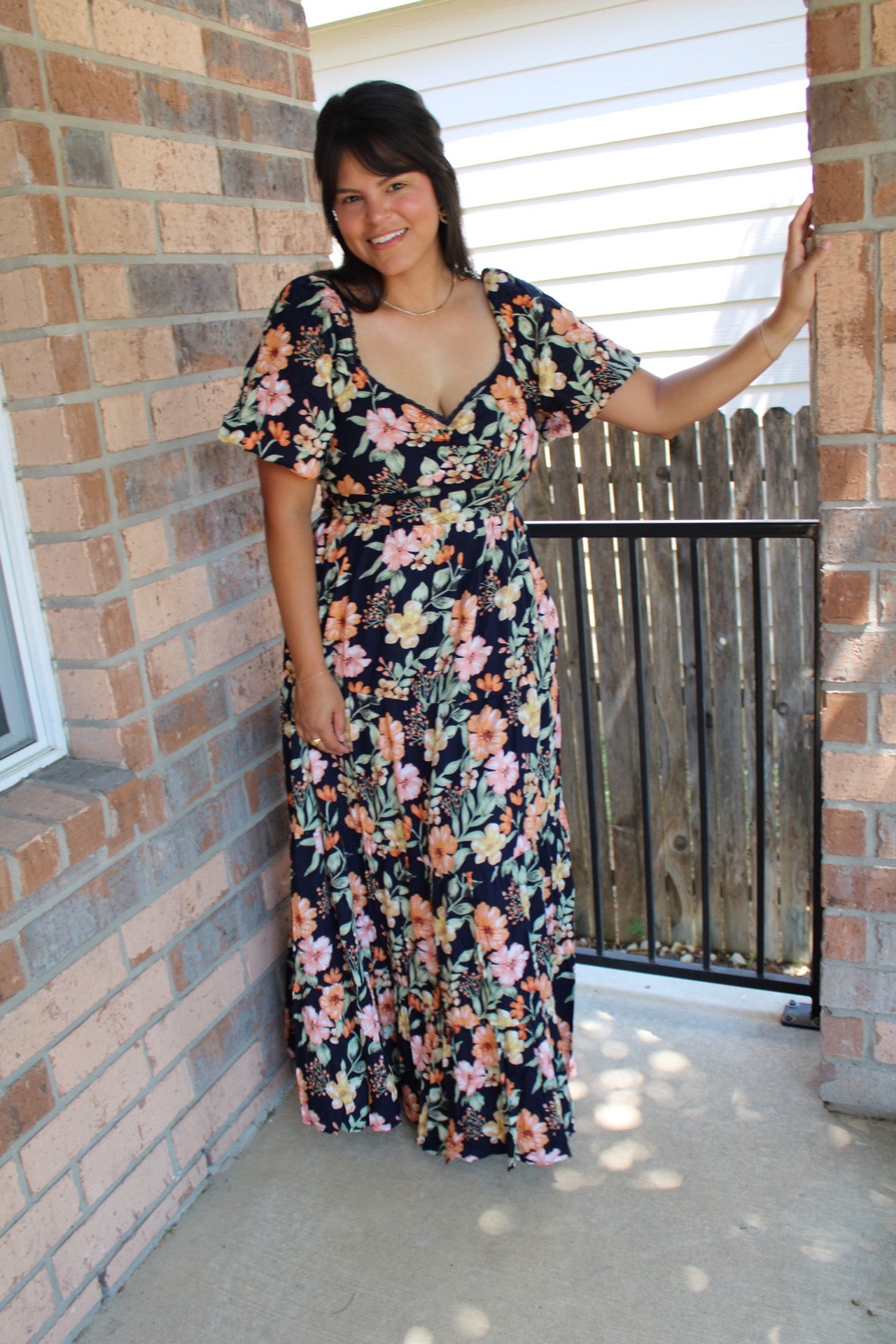 Daisy Floral Maxi Dress