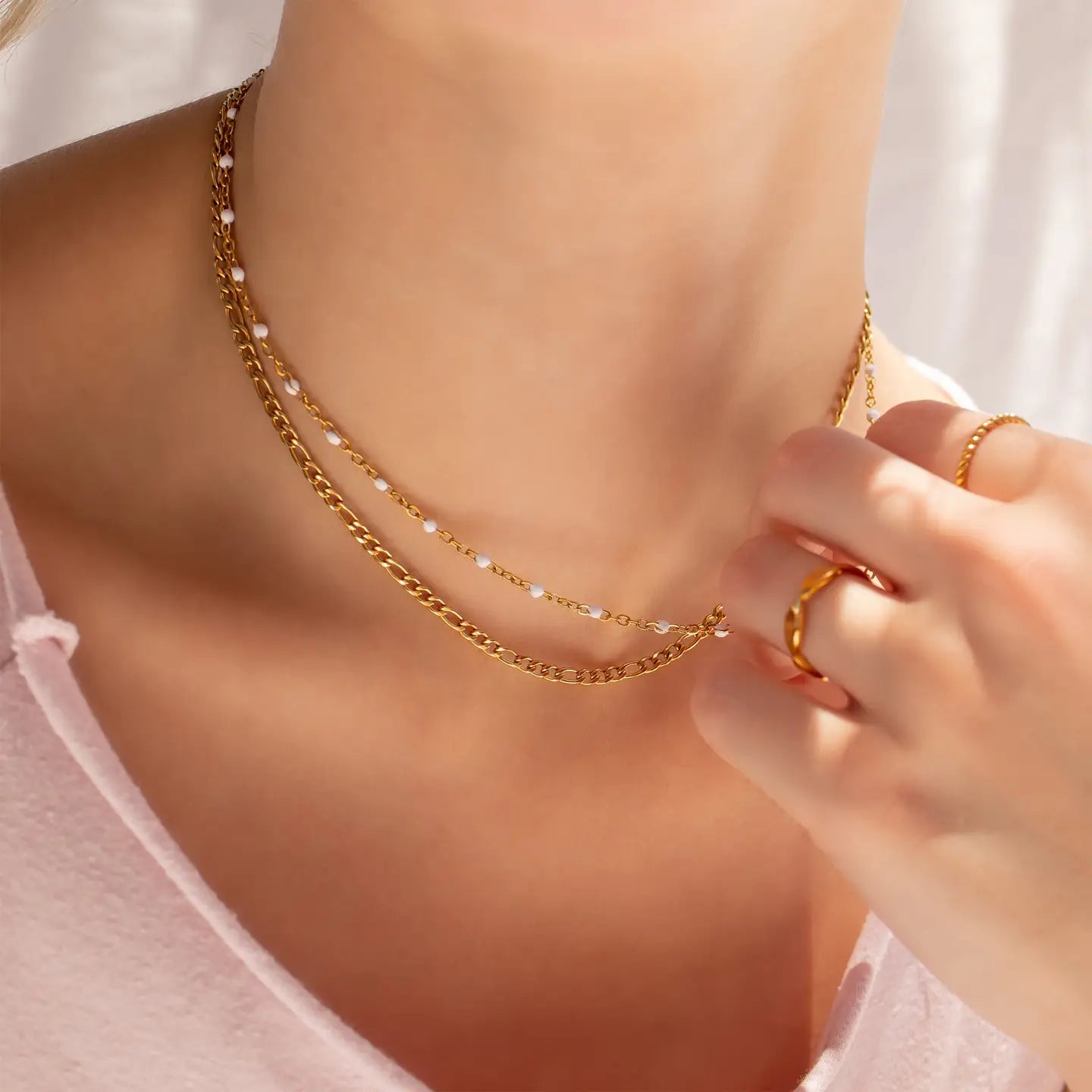 Erin Beaded Confetti Necklace