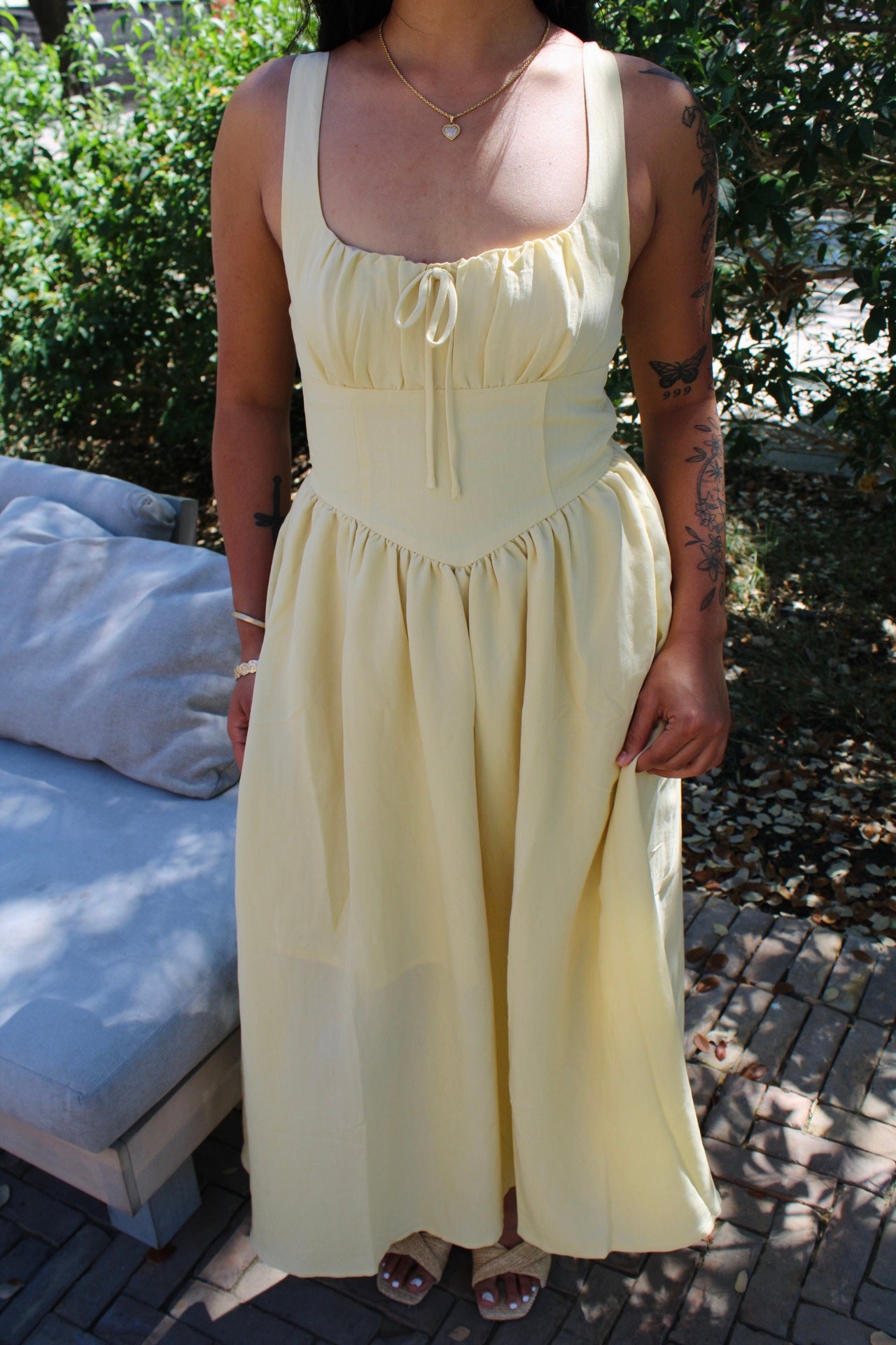 Lucy Cinch Midi Dress