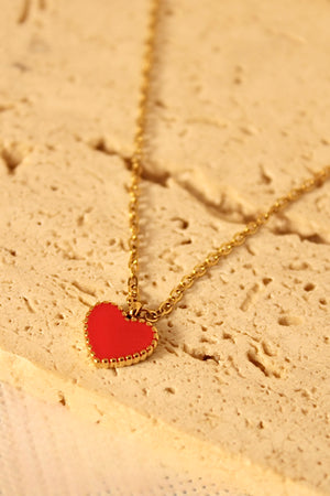 Amika Heart Pendant Necklace