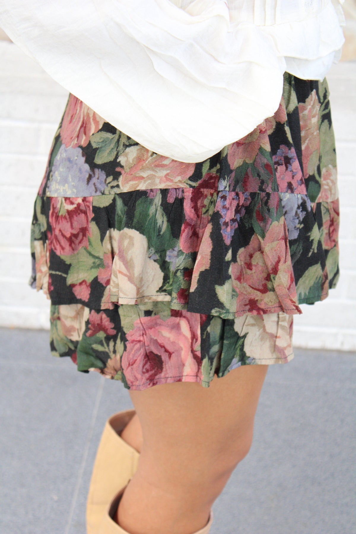 Laya Vintage Floral Skort