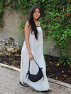 All Natural Contrast Trim Maxi Dress