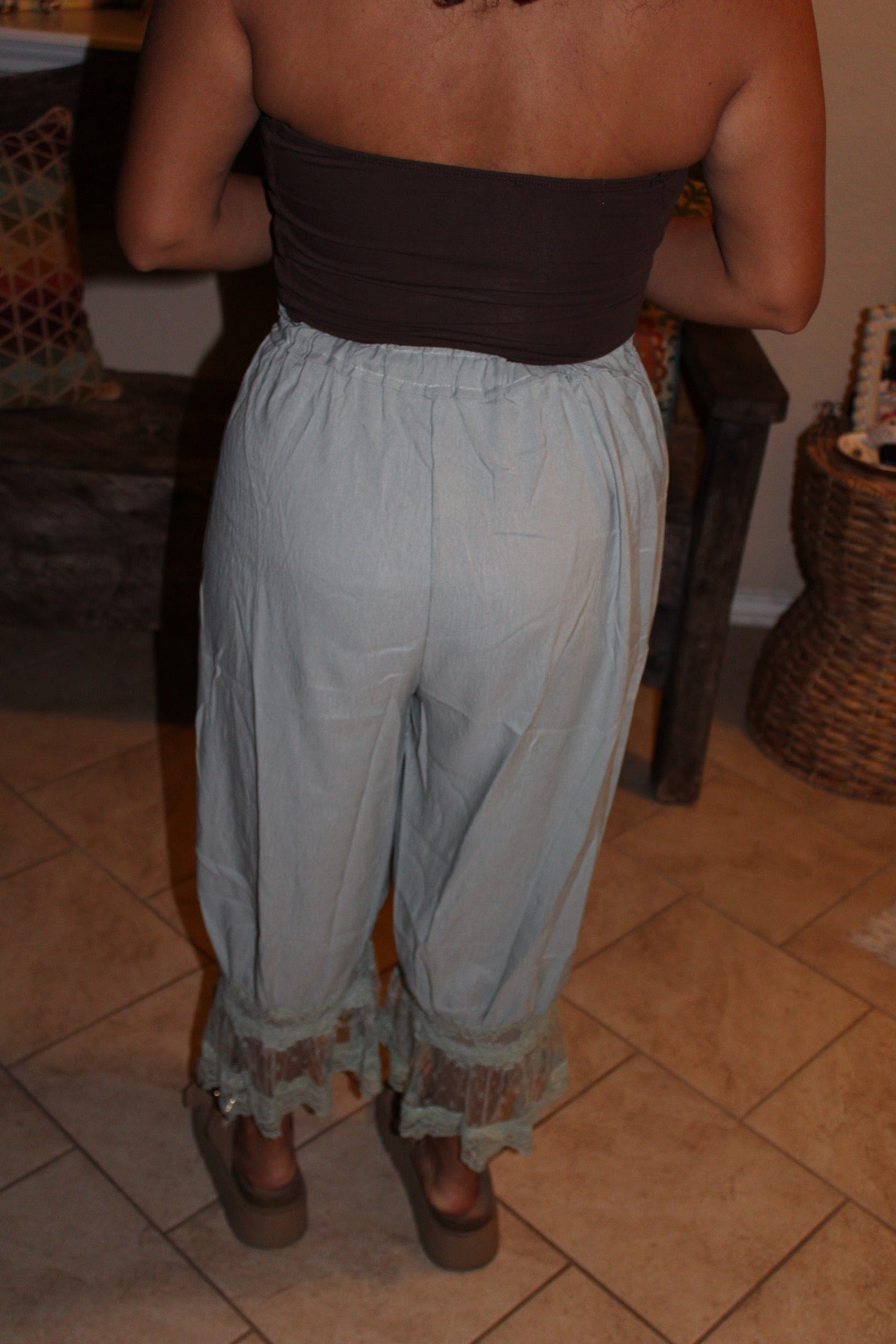 Elsie Lace Lantern Pants