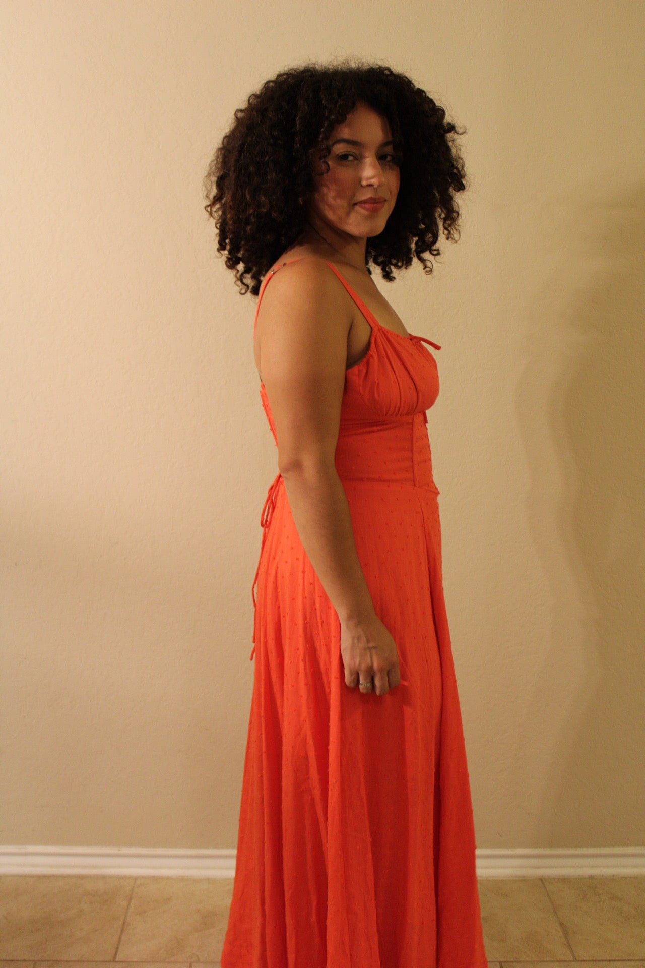 Baevly Corset Boned Tie Back Dress
