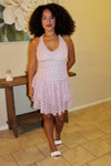 Eudora Halter Polka Dot Dress