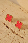 Lexus Vintage Clover Stud Earrings