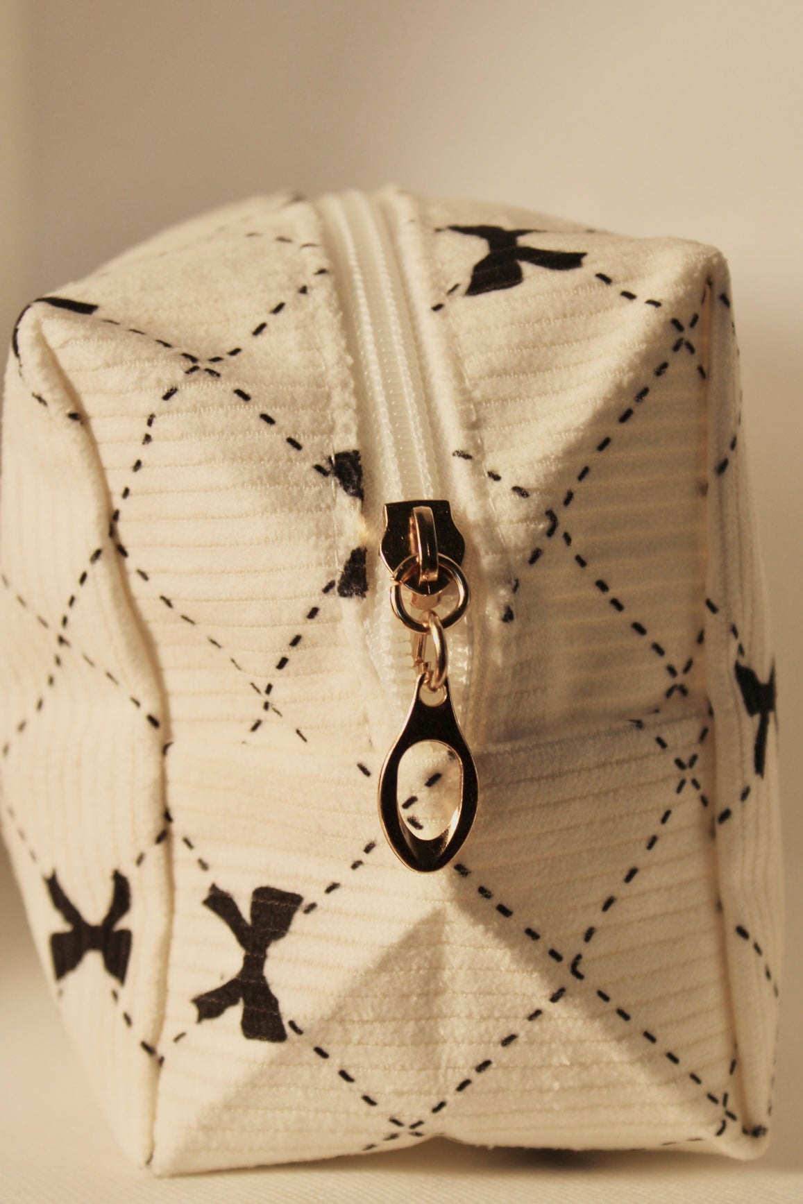 Lucy Coquette Bow Makeup Bag