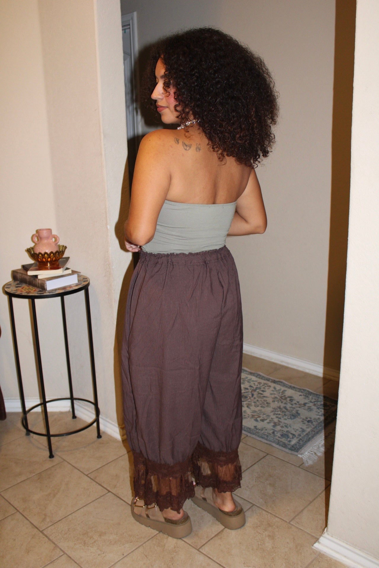 Elsie Lace Lantern Pants