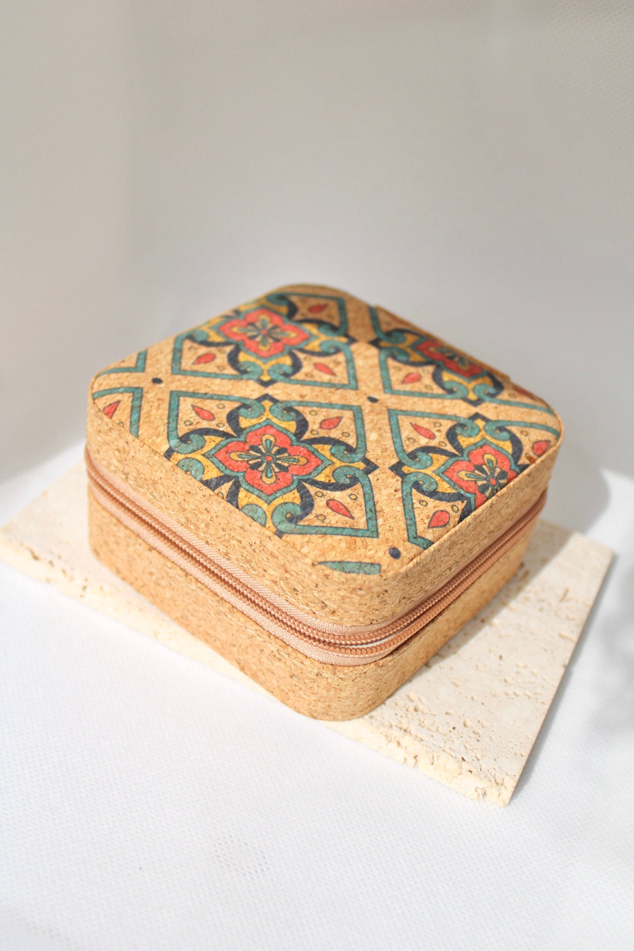 Moroccan Print Jewelry Case