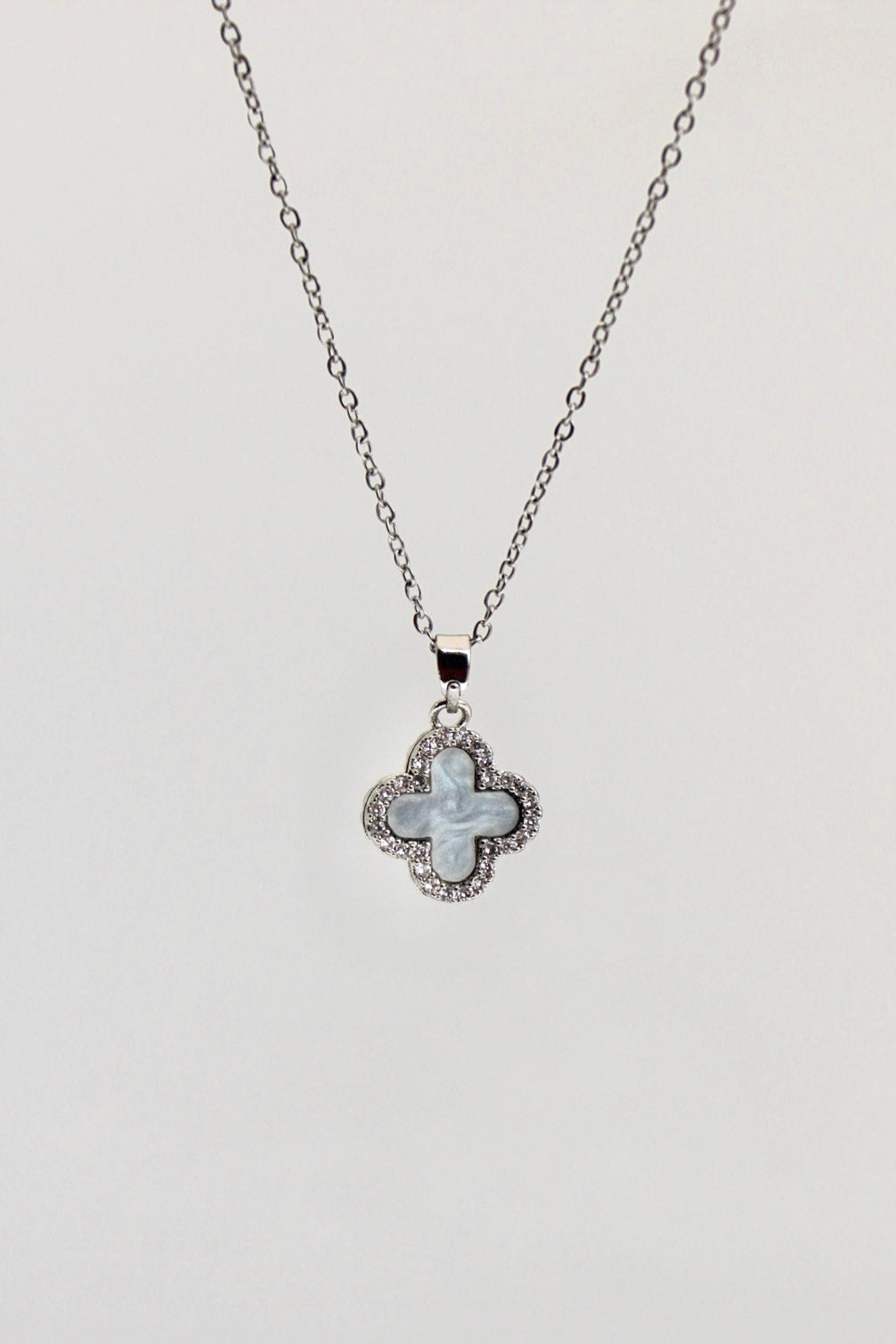 Diamond Lucky Clover Necklace