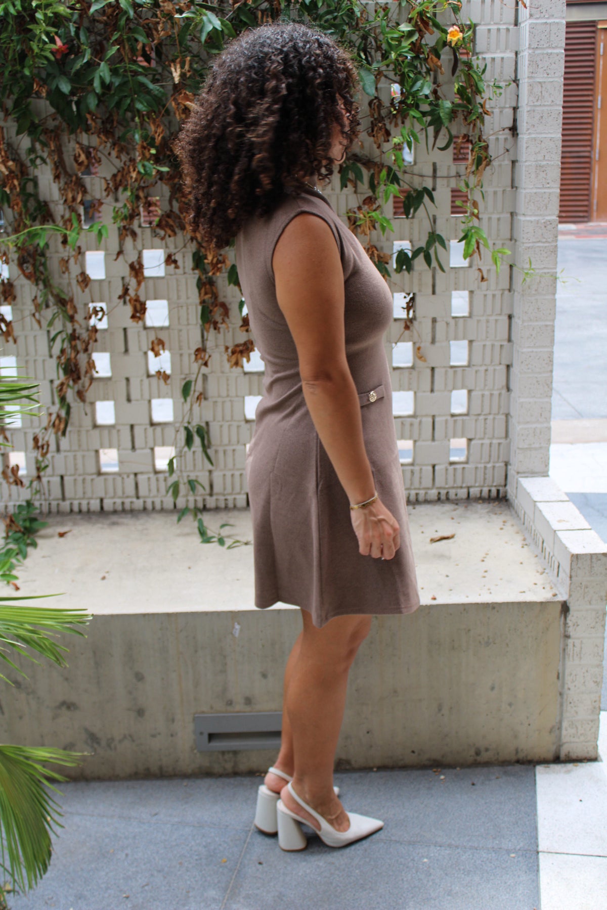 The Autumn Layer Brushed A Line Mini Dress