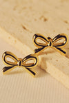 Madeleine Coquette Bow Studs
