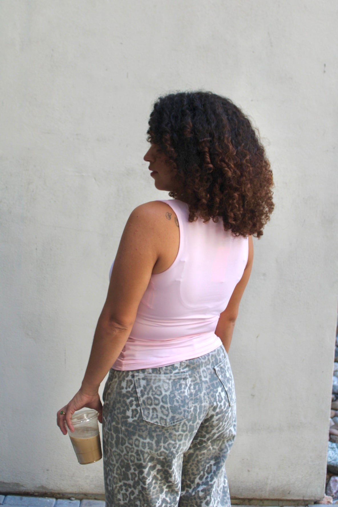 Frances Bubblegum Ruched Top