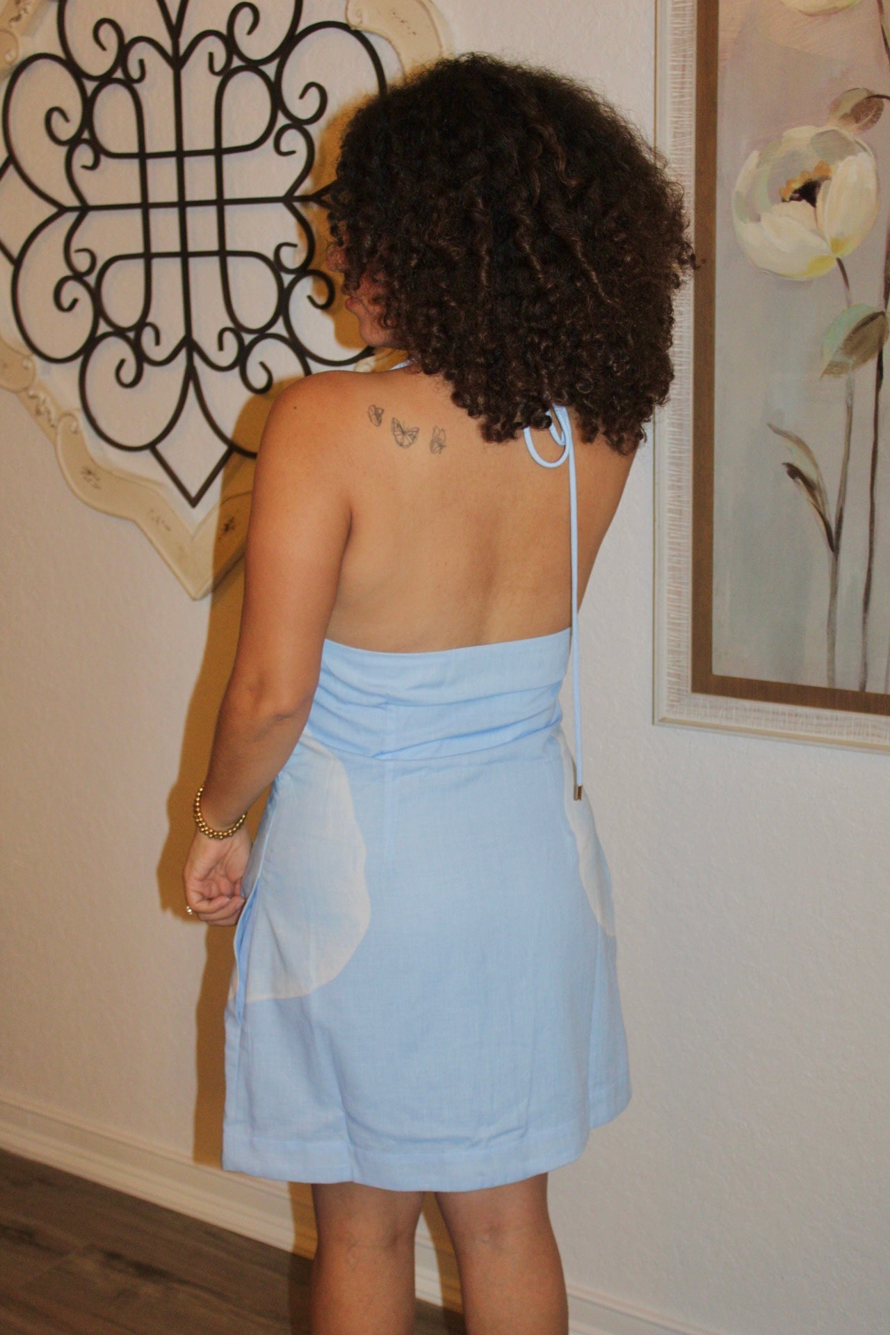 Alana Orchid Halter Dress