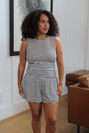 Soriya Seaside Striped Shorts Set