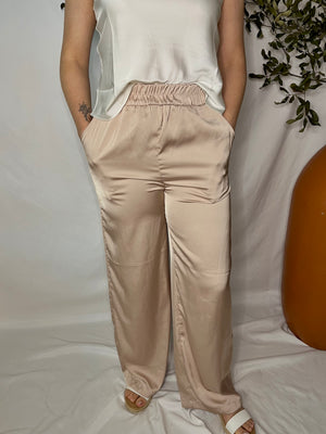 Alissa Satin Comfort Slacks