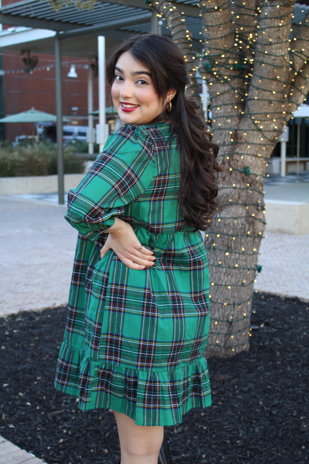 Hallmark Christmas Plaid Dress