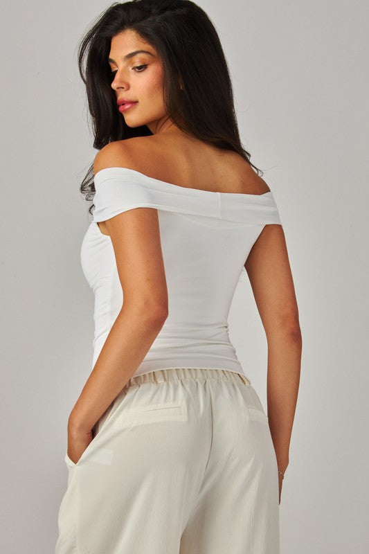 Monique Twisted Front Versatile Top