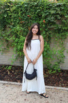 All Natural Contrast Trim Maxi Dress