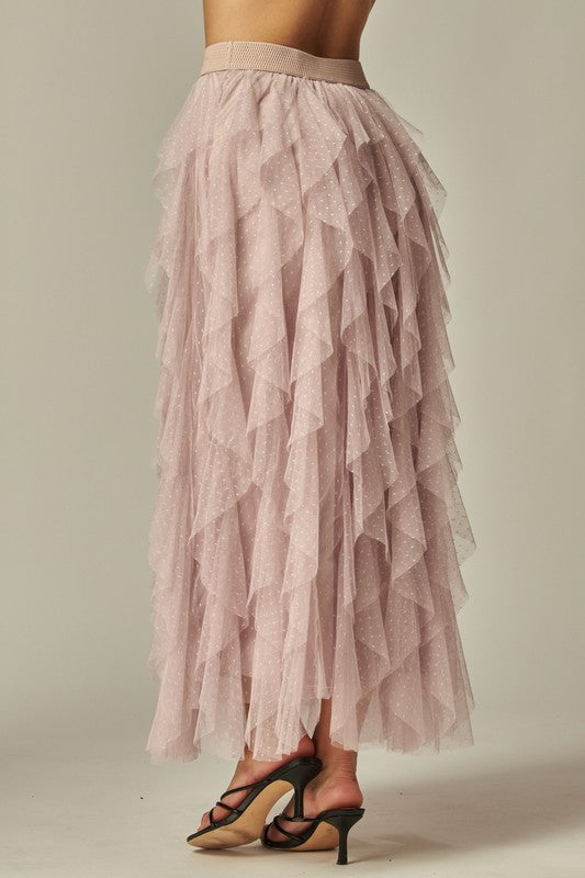 Danyel Ruffled Maxi Skirt