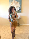 Lowen Mesh Floral Long Sleeve