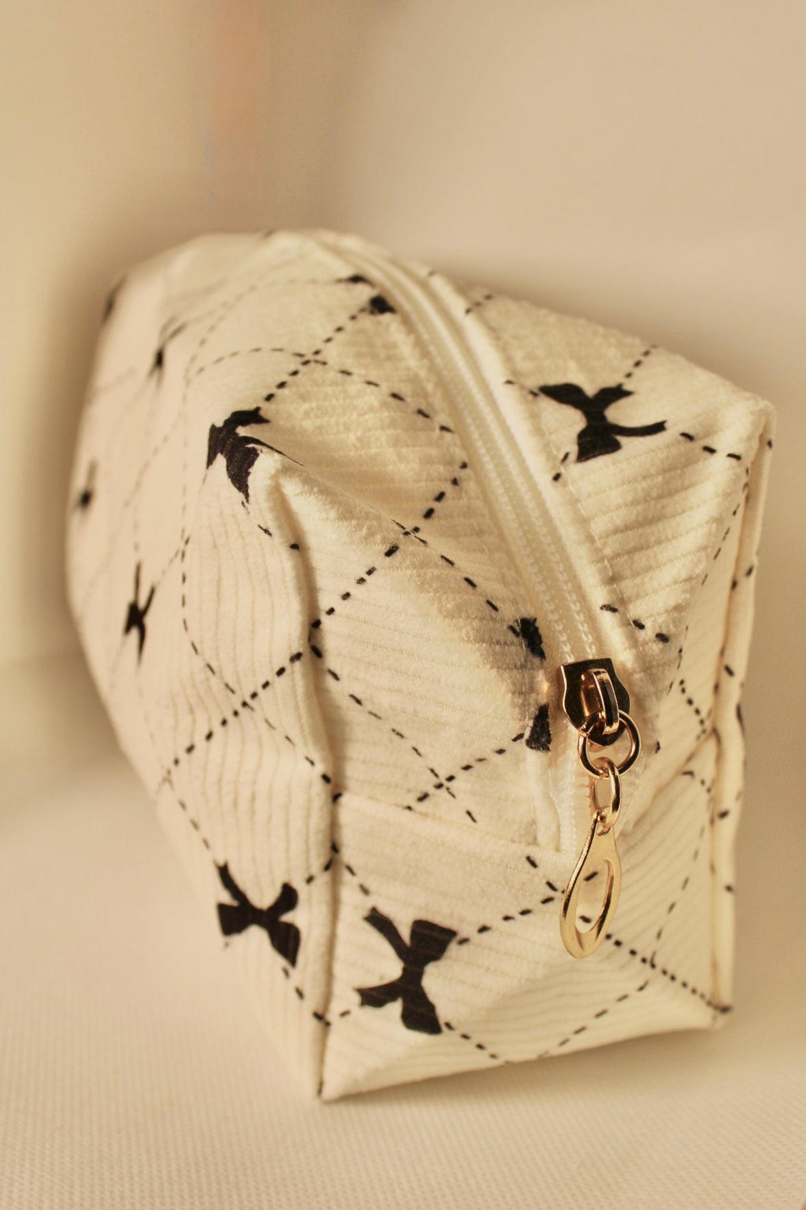 Lucy Coquette Bow Makeup Bag