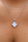 Diamond Lucky Clover Necklace