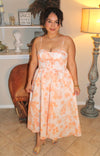 Ina Rose Corset Midi Dress