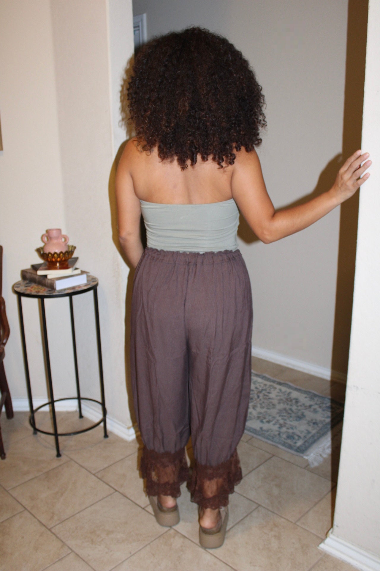 Elsie Lace Lantern Pants