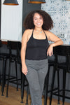 Connie Built in Bra Halter Top Pants Set