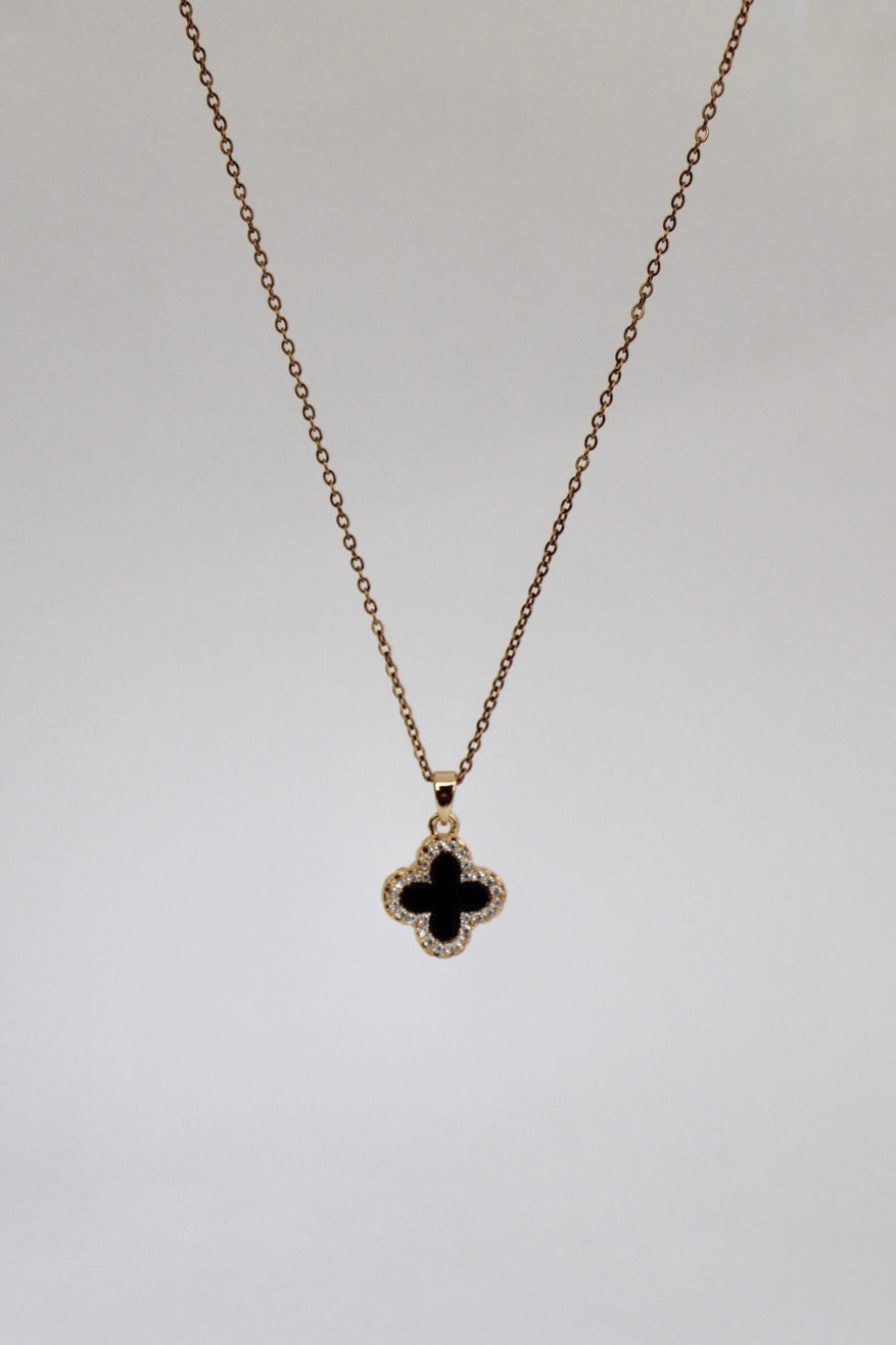 Diamond Lucky Clover Necklace