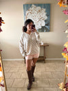 Chocolate Mocha Polka Dot Cardigan