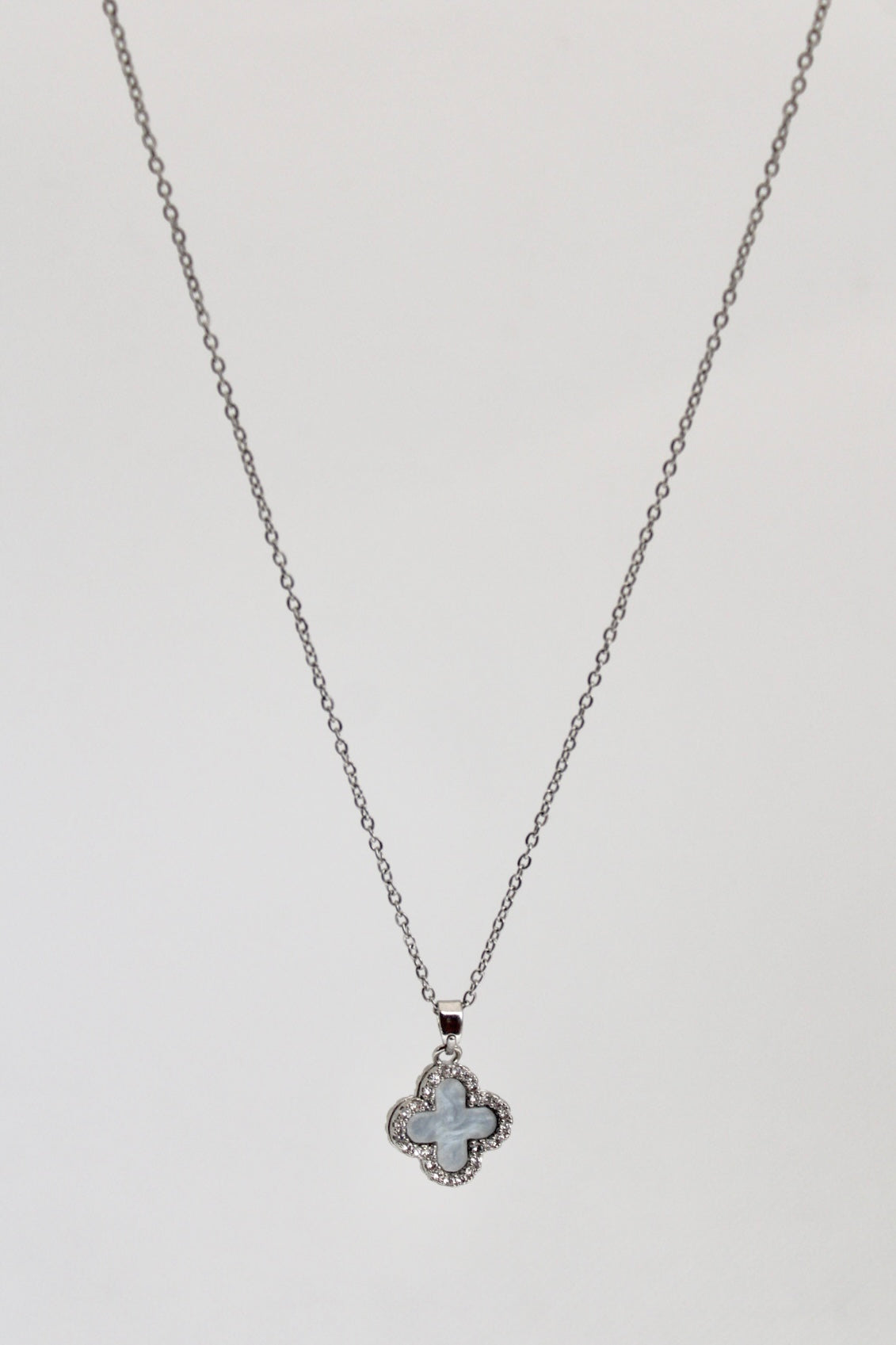 Diamond Lucky Clover Necklace