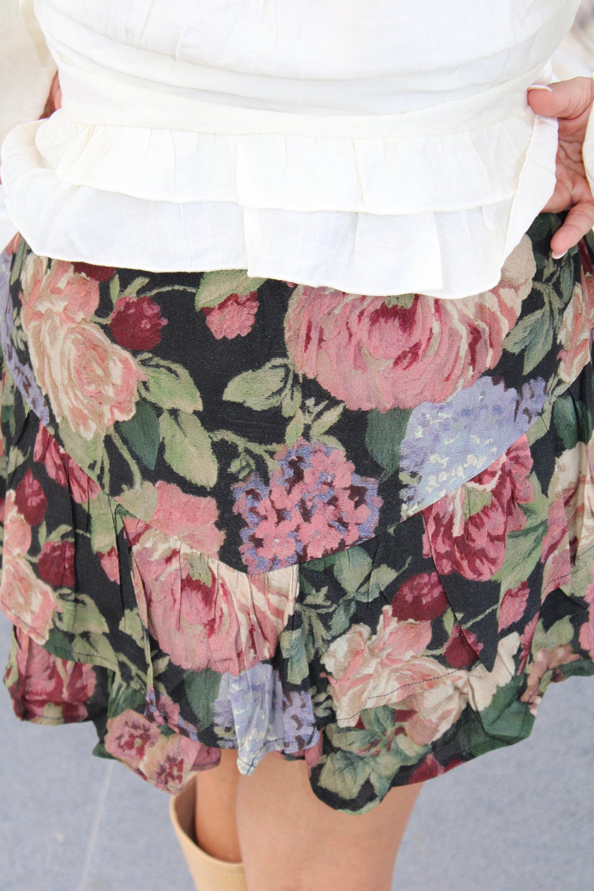 Laya Vintage Floral Skort