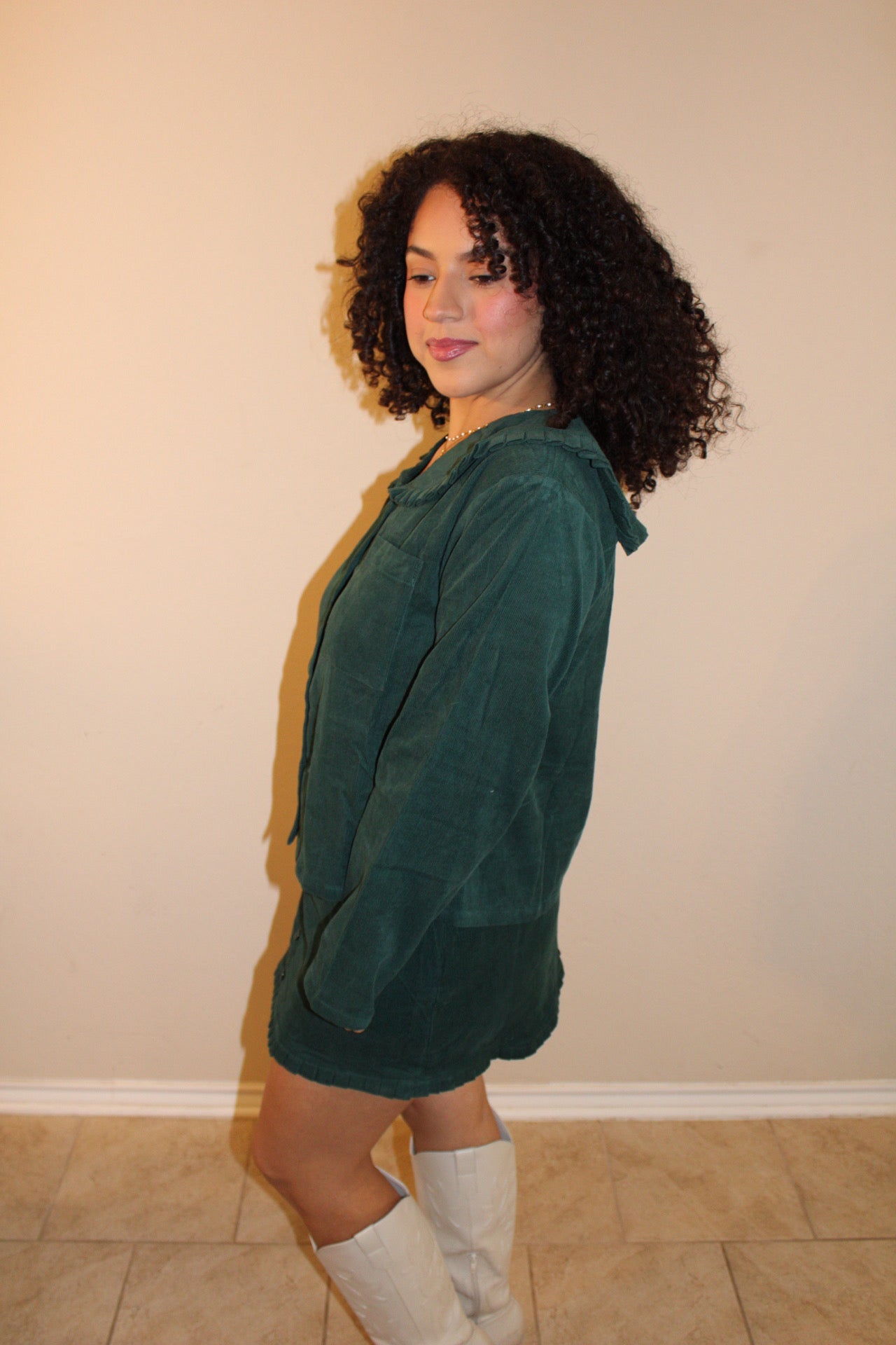 Merry Me Green Skirt Set