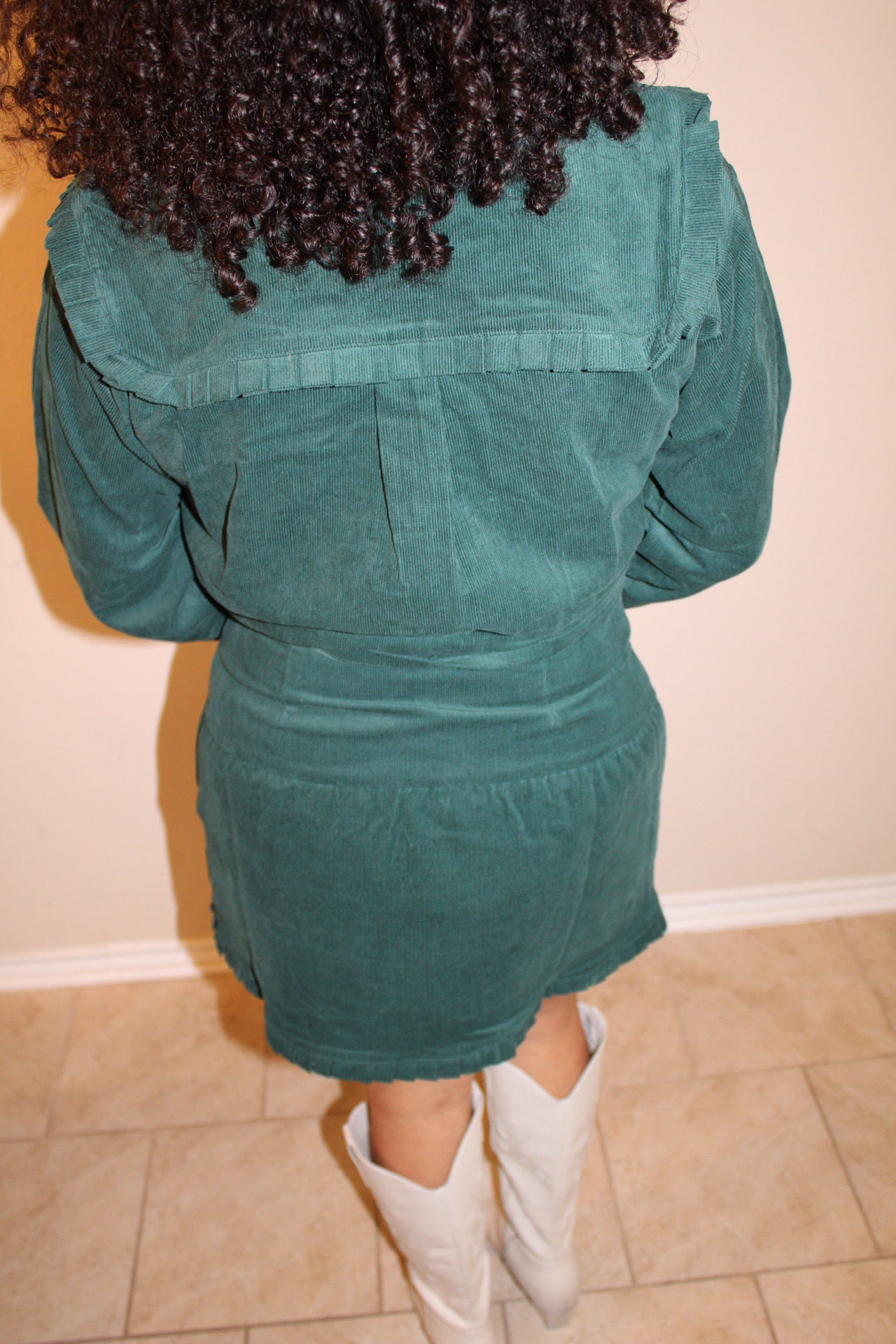 Merry Me Green Skirt Set