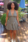 Maple Darling Vintage Checkered Mini Dress