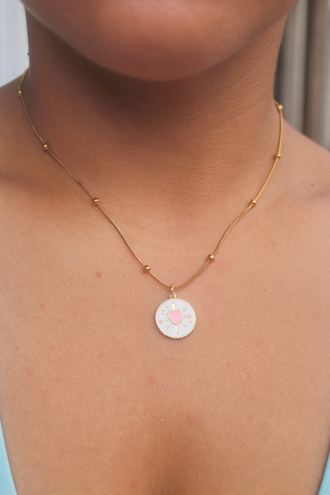Lulu Love Beam Pendant Necklace
