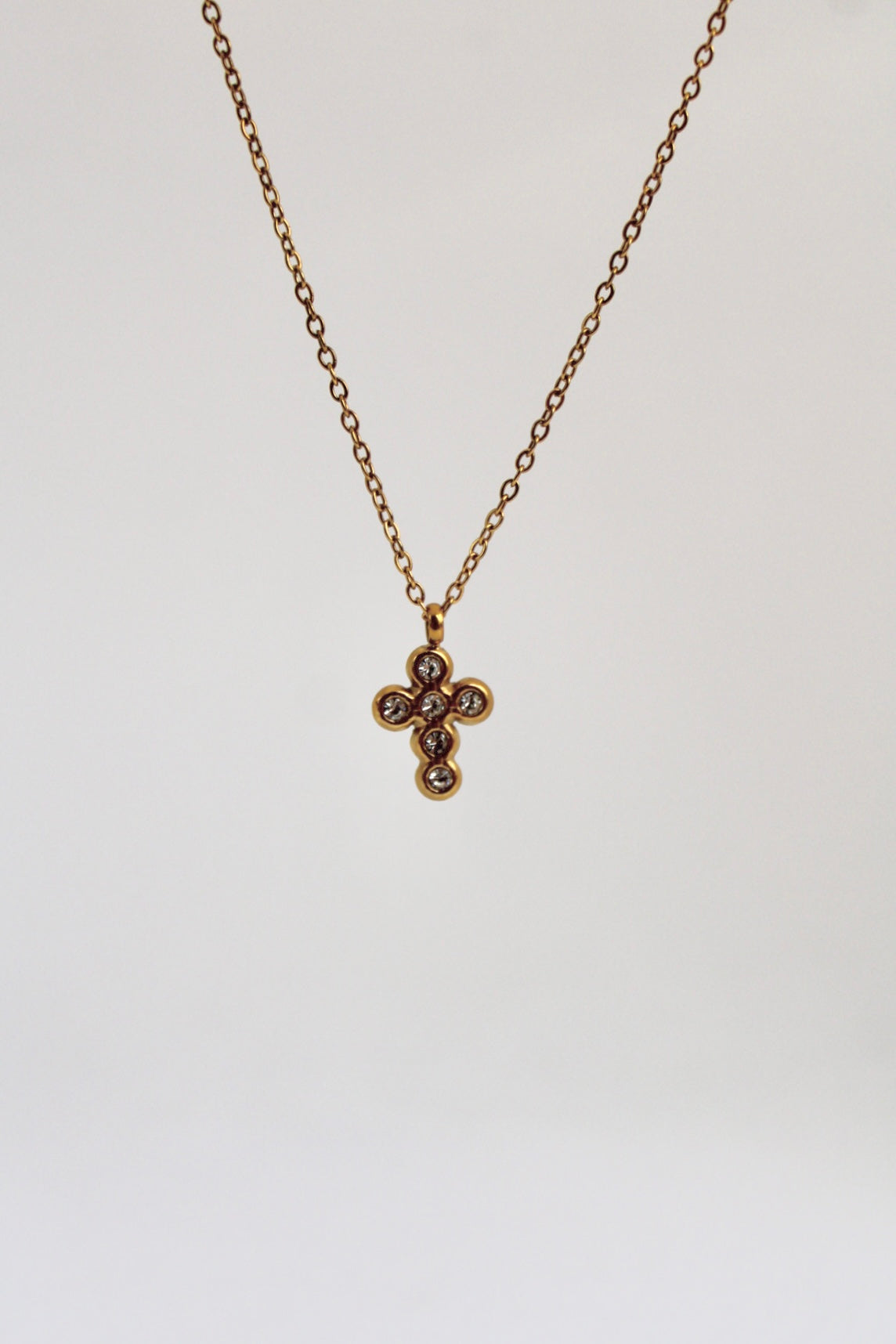 Dani Diamond Cross Necklace