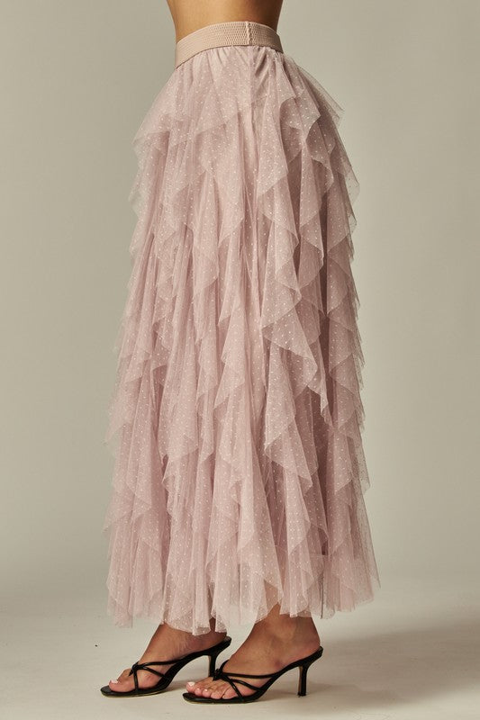 Danyel Ruffled Maxi Skirt