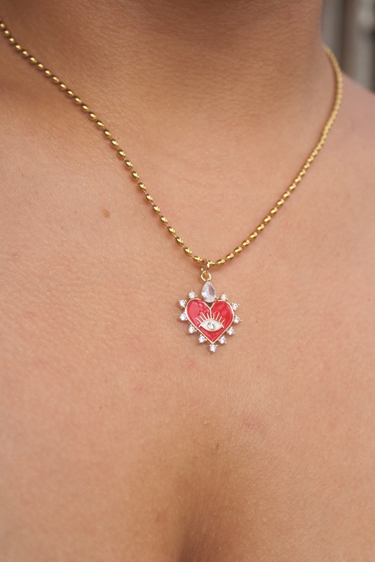 Urban Boho Corazon Pendant Necklace
