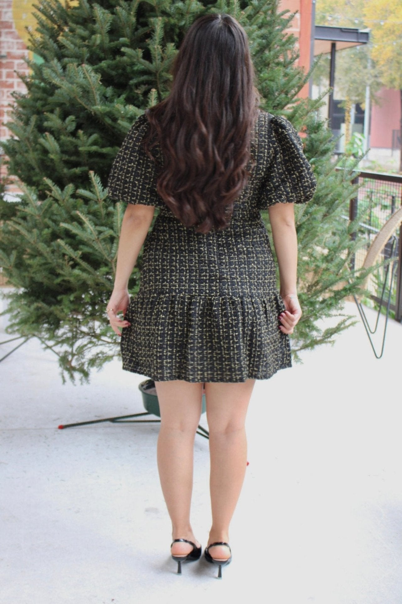 Zaylee Tweed Mini Dress