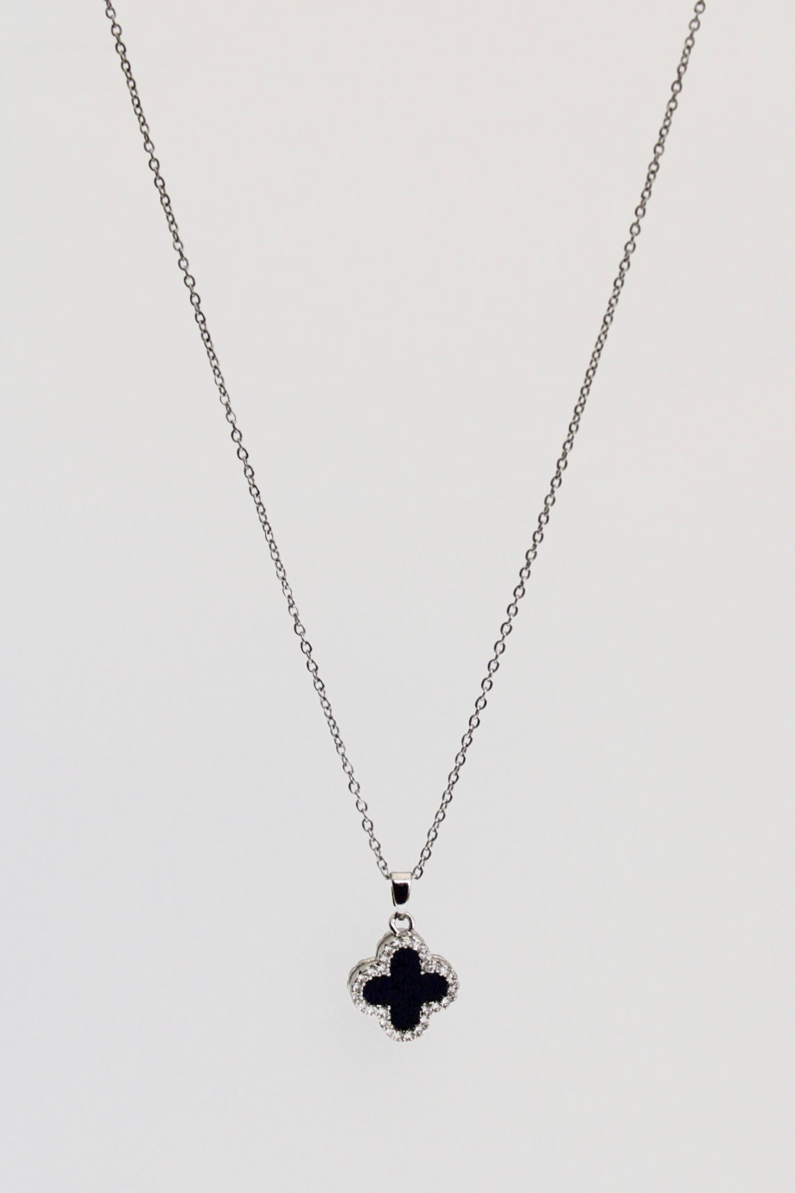 Diamond Lucky Clover Necklace