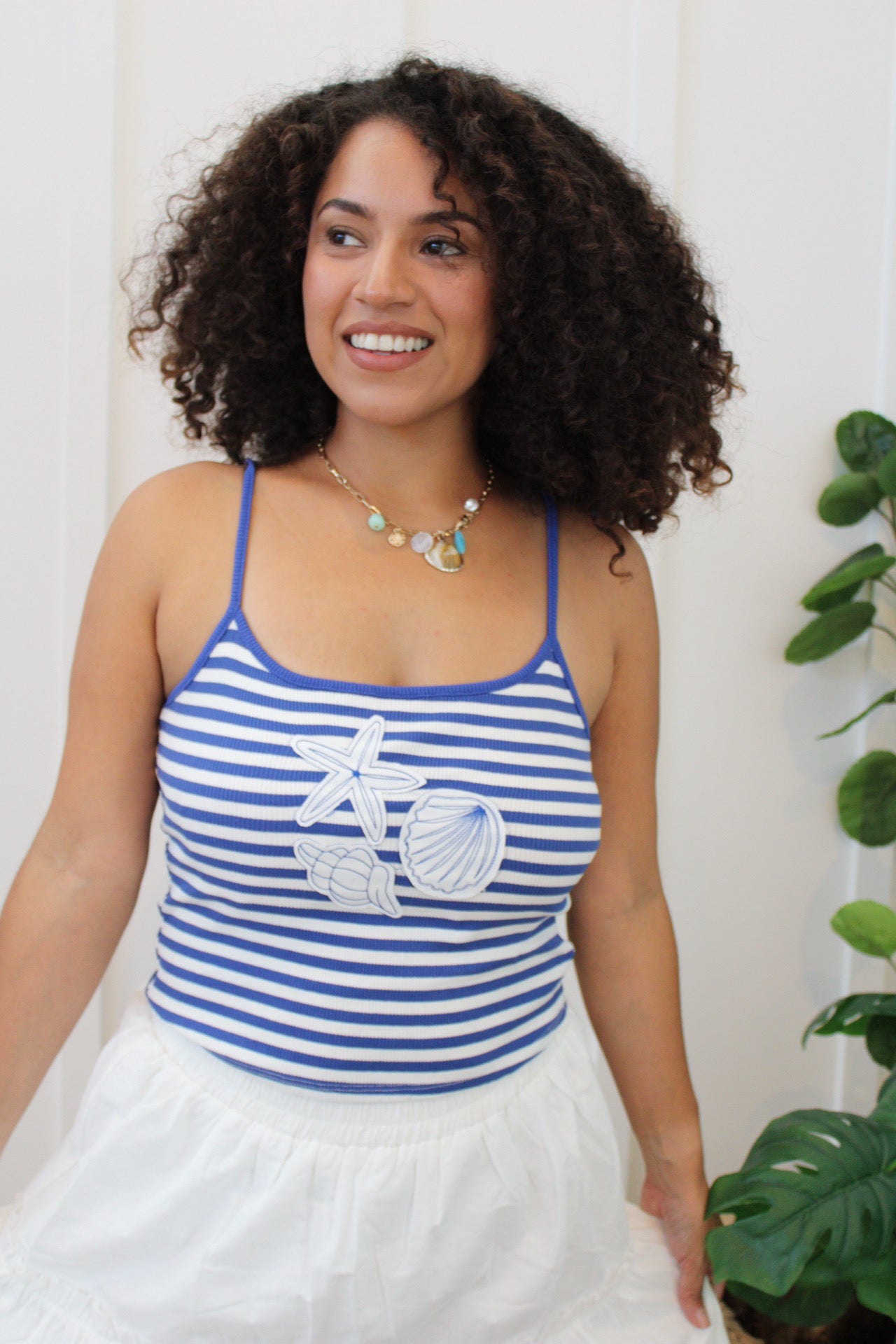Seashore Striped Cami Top