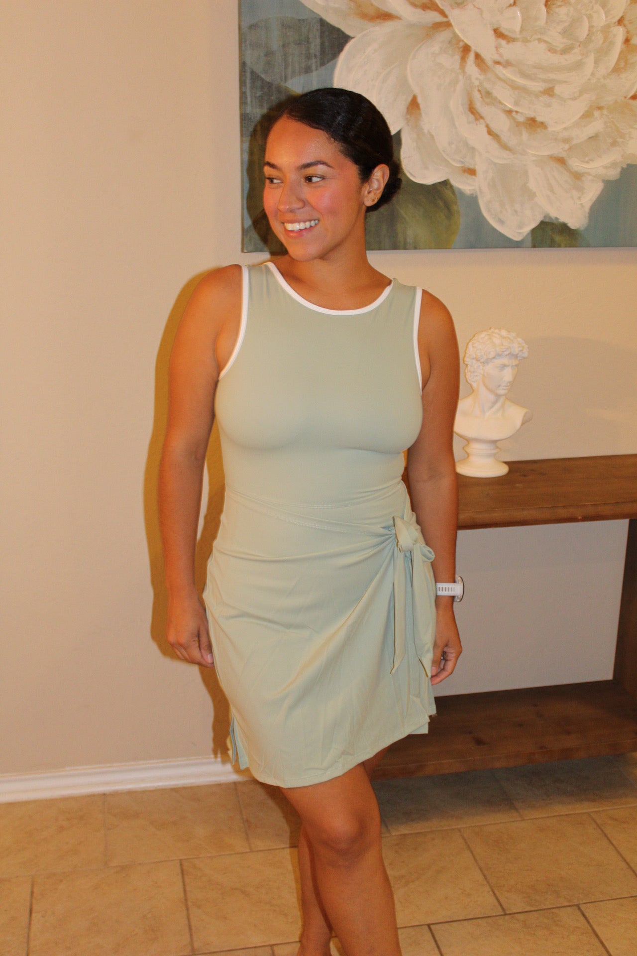 Tori Contrast Active Tennis Skort Wrap Dress