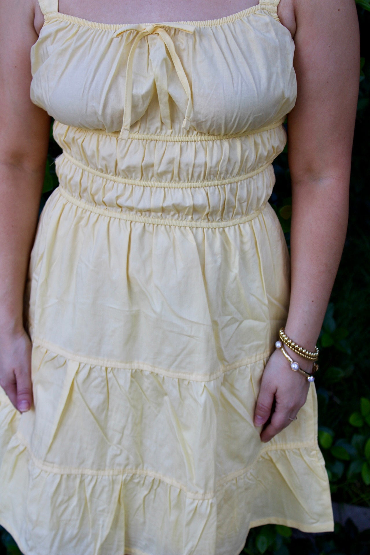 Honey Glow A Line Mini Dress