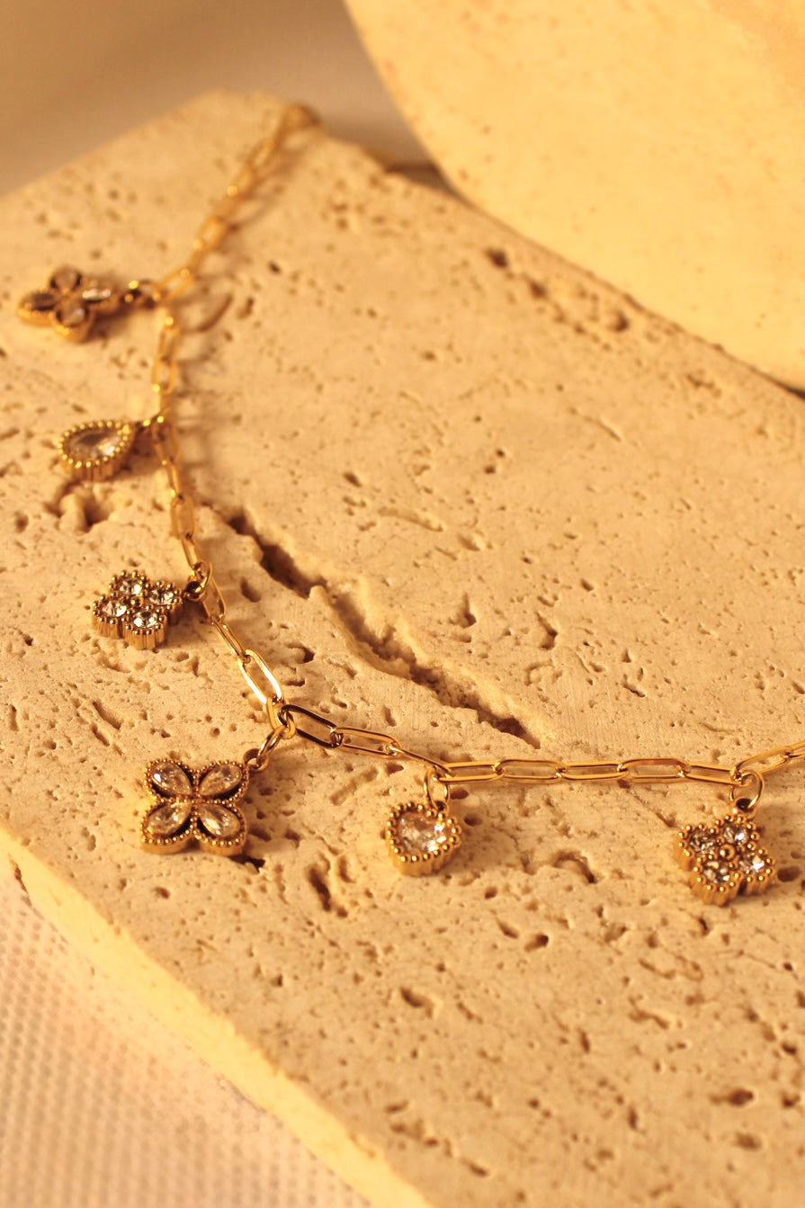Alaida Clover Charm Necklace